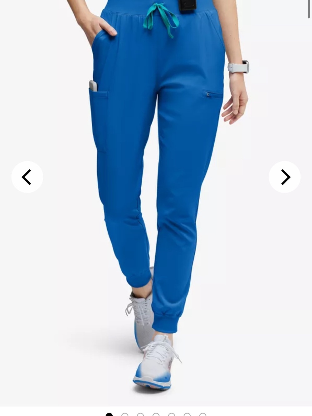 Easy Stretch Jogger Scrub Pants - Blue